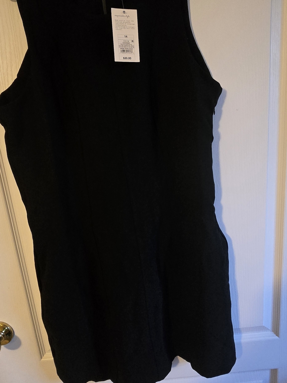 a new day Black Mini Dress